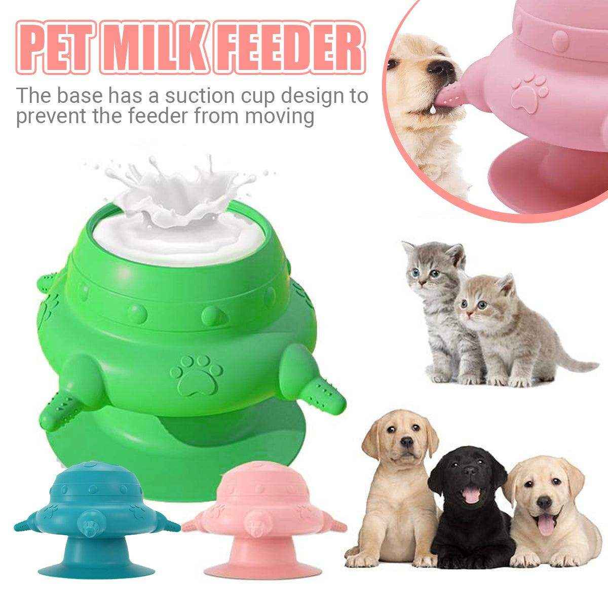 Pet Feeding Water Feeding Artifact Silicone Pet Breast-feeding Anti-choking