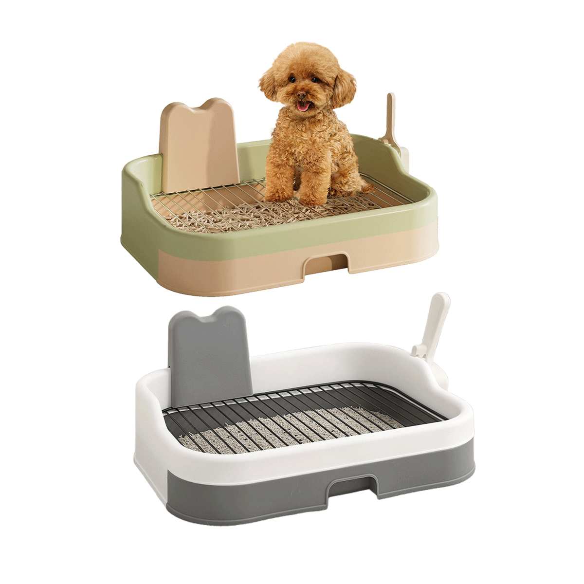 Oversized Dog Toilet for Large Dogs Easy Clean Drawer System & Anti-Splash