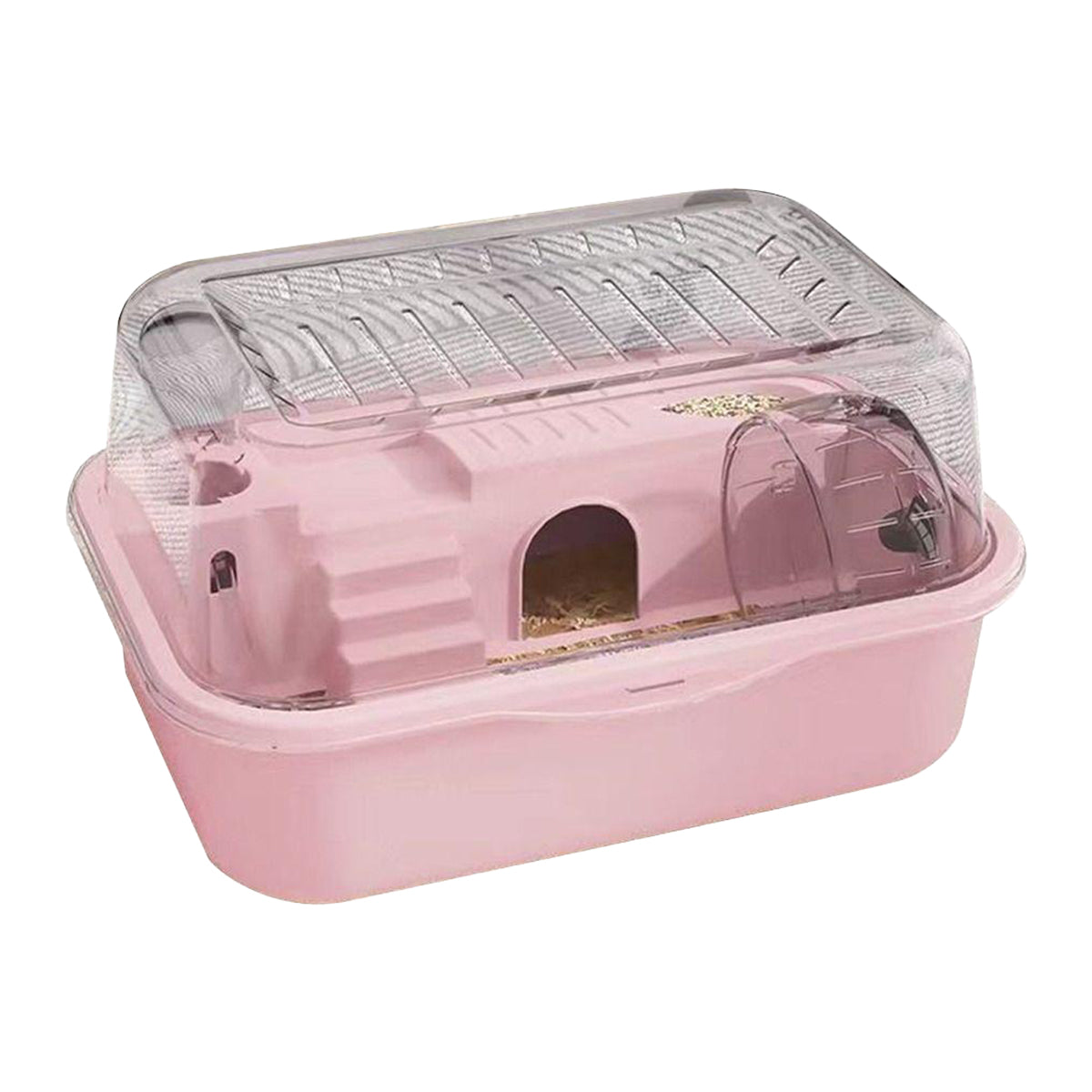 Double-Level Hamster Cage With Acrylic Lid 35cm