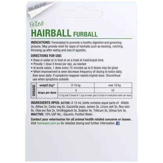 HomeoPet Feline Furball Relief 15ML
