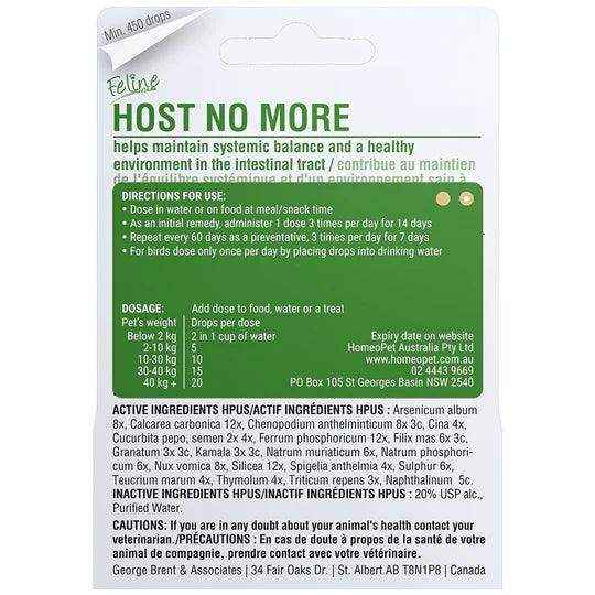 HomeoPet Feline Host No More 15ml