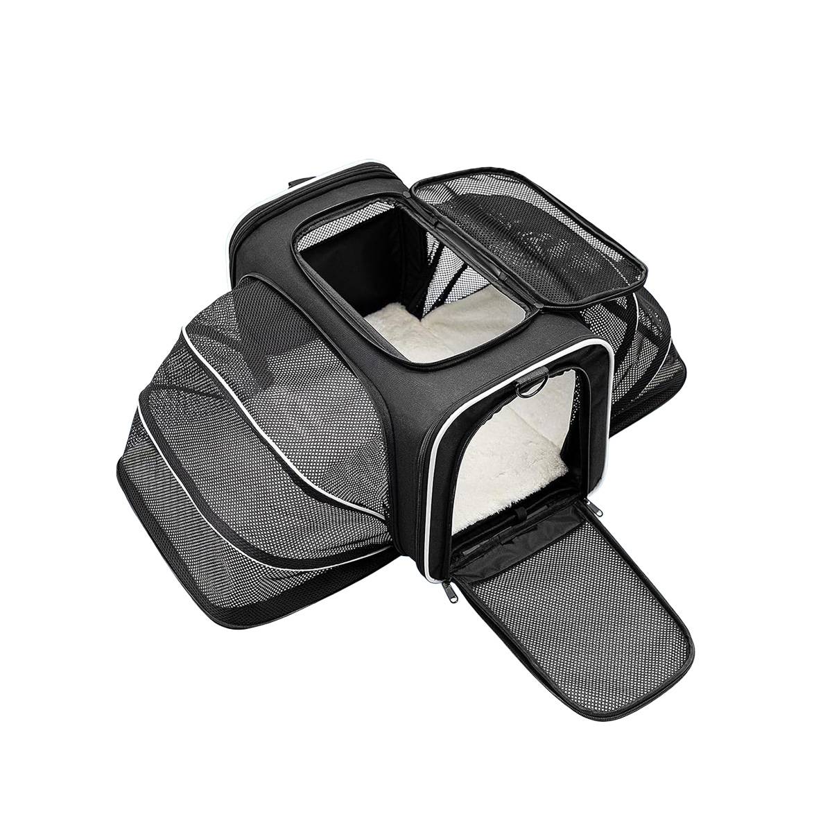 Cat Carrier Bag - Extended Portable Pet Bag for Small Dogs