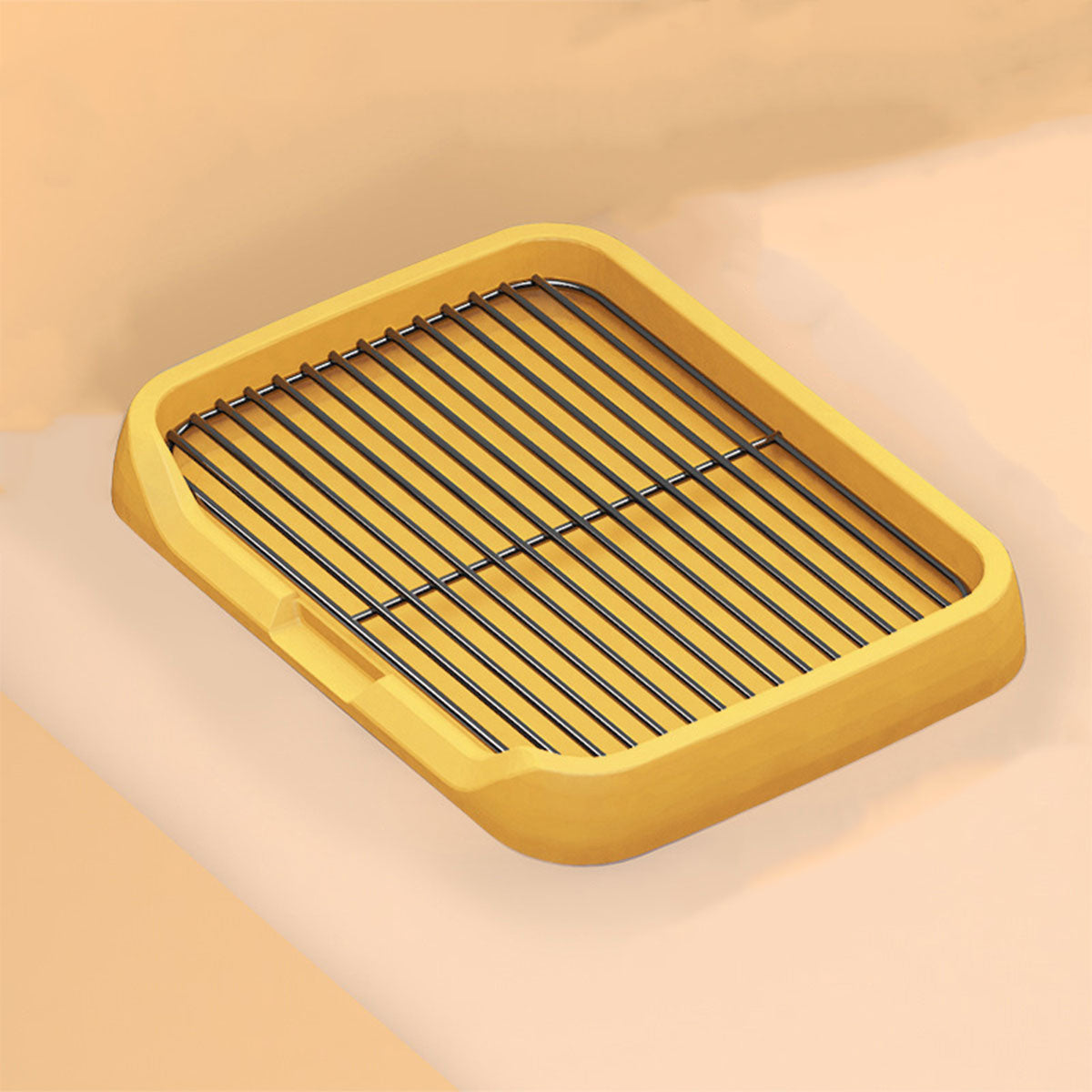 Flat Dog Toilet Tray With Iron Frame