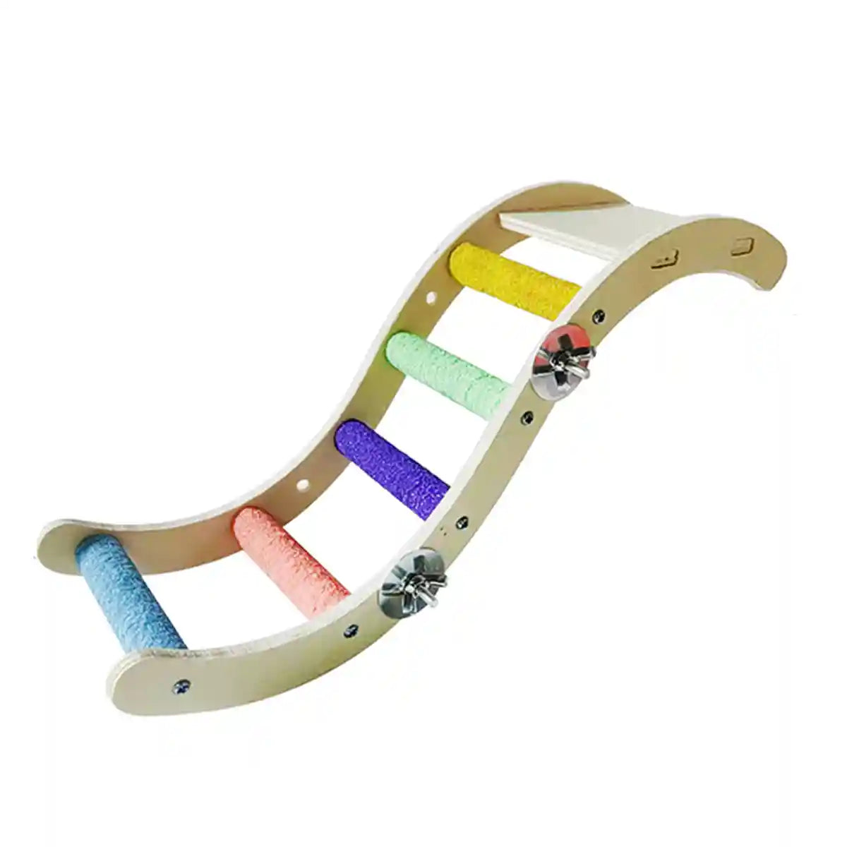 Parrot Climbing Ladder Toy for Birds Claw Care & Swing Platform