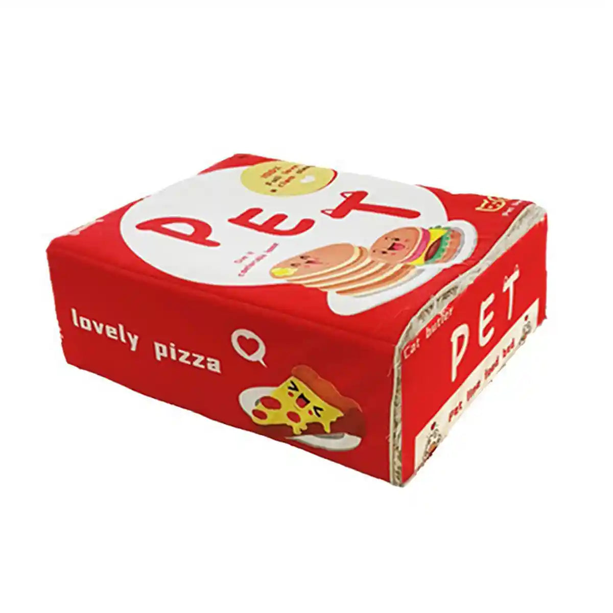 Warm Rectangular Pet Bed with Plush Interior