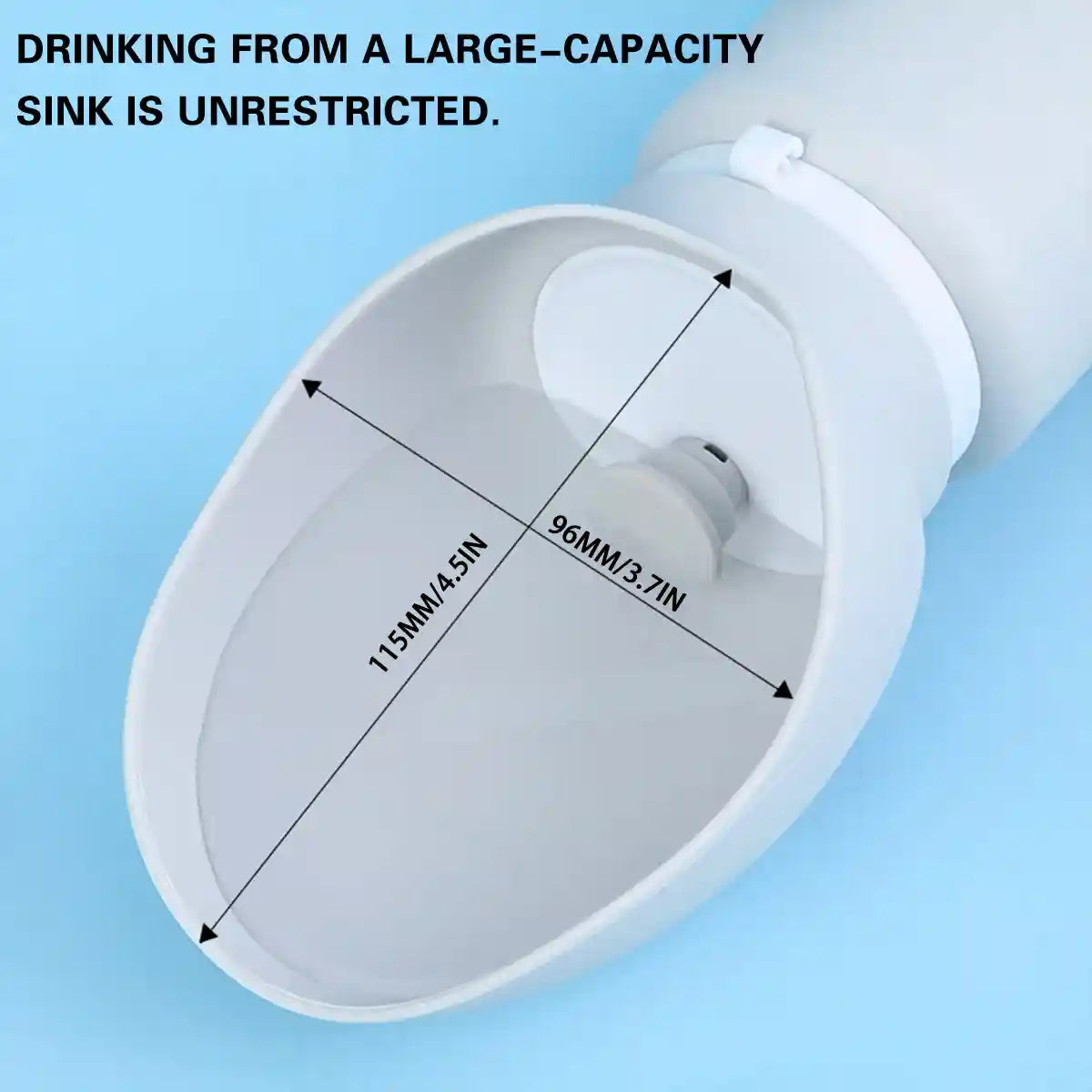 Foldable Dog Water Bottle 550ml Leakproof Pet Travel Dispenser