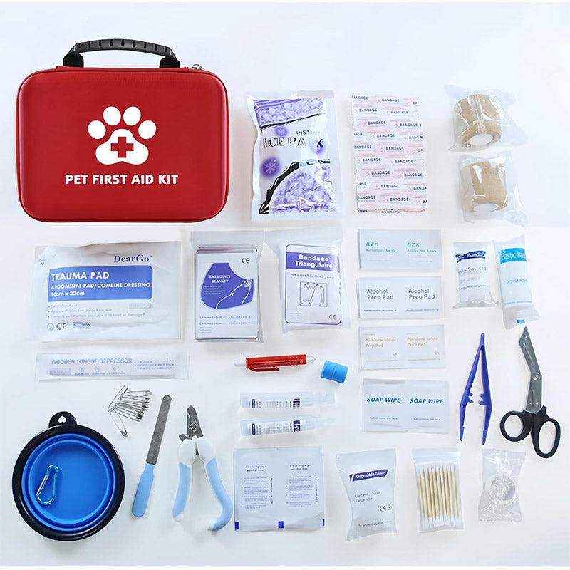 Essential Dog First Aid Kit 101-Piece Pet Emergency Medical Set