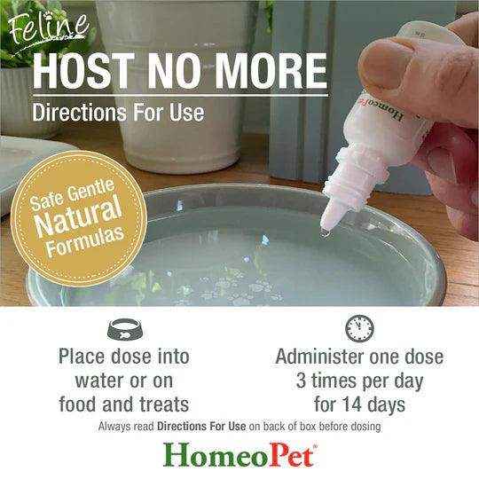 HomeoPet Feline Host No More 15ml