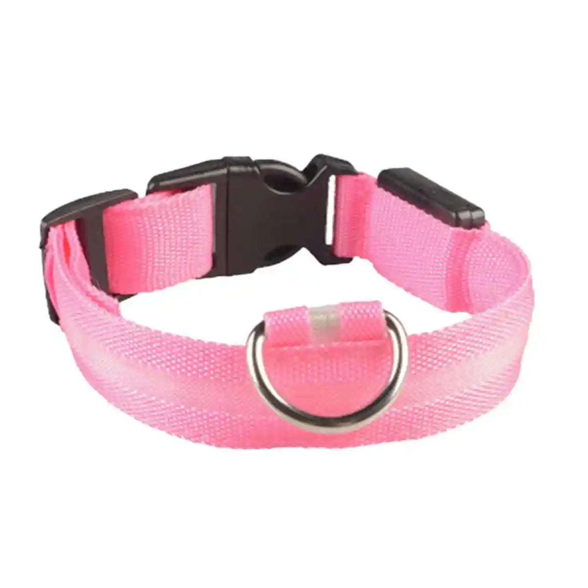 USB Rechargeable Light Up Dog Collar Glow in the Dark Safety for Night Walks