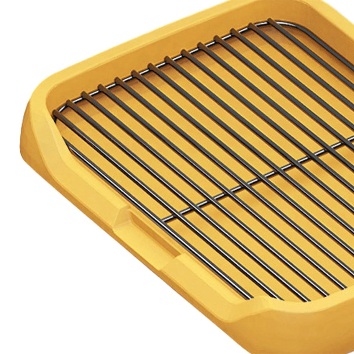 Flat Dog Toilet Tray With Iron Frame