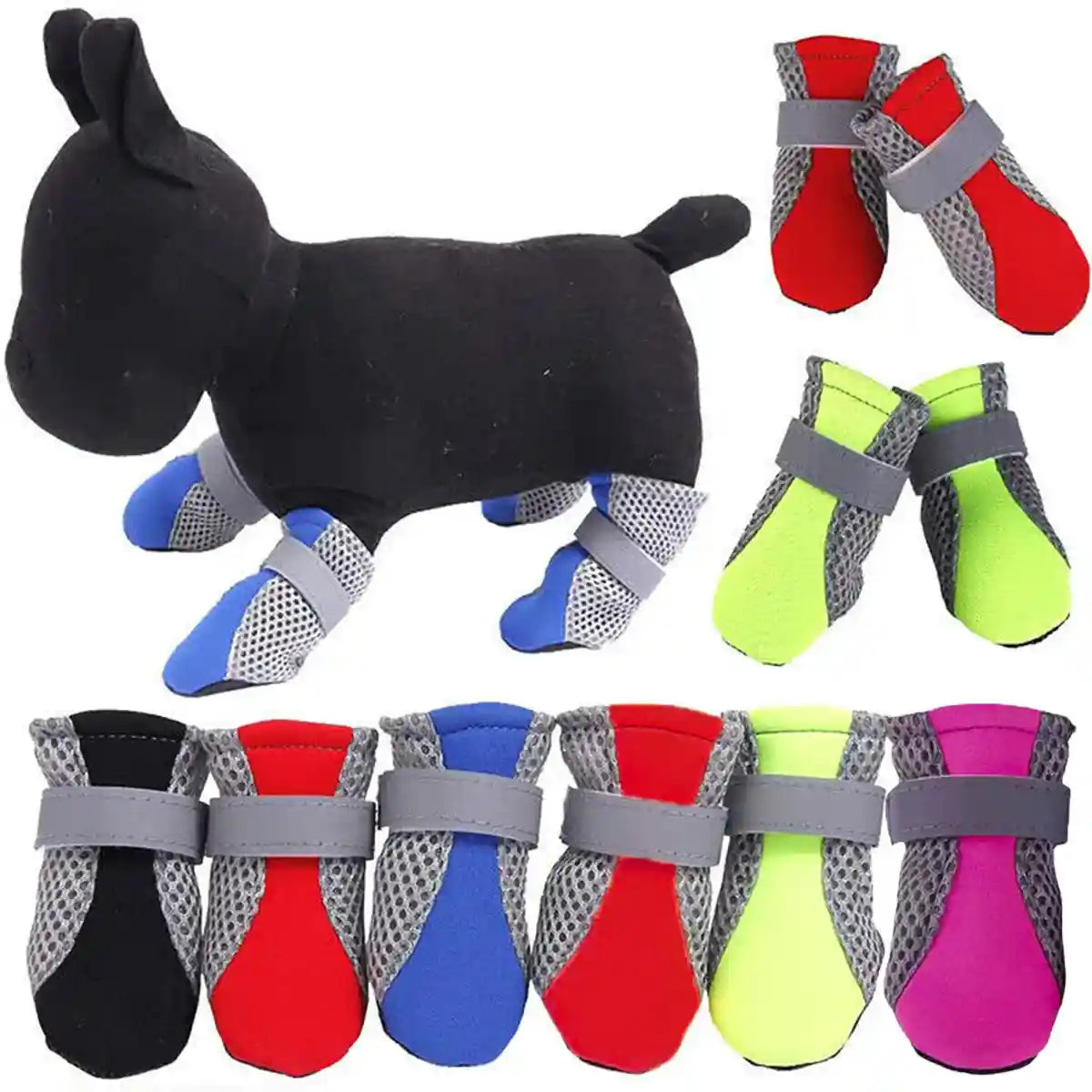 All-Terrain Waterproof Dog Shoes for Small Pets Anti Slip Pet Boots
