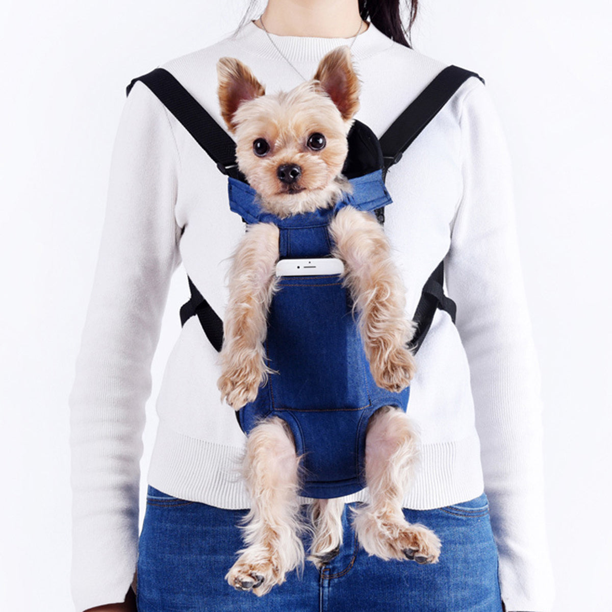 Pet Outdoor Backpack Breathable Anti Scratch for Cats Dogs Travel Hiking Use