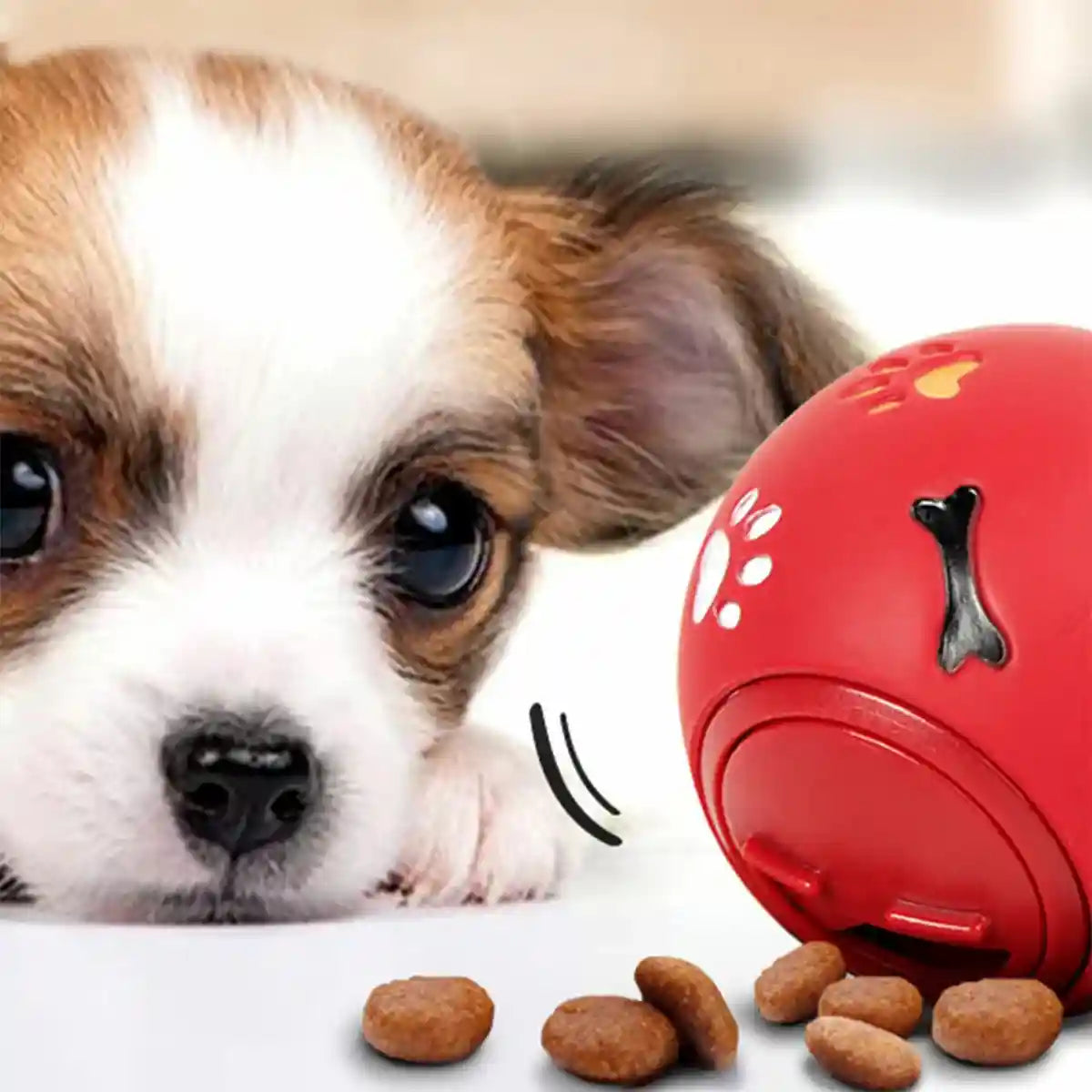 Interactive Dog Treat Ball Toy for Mental Stimulation and Snack Dispensing