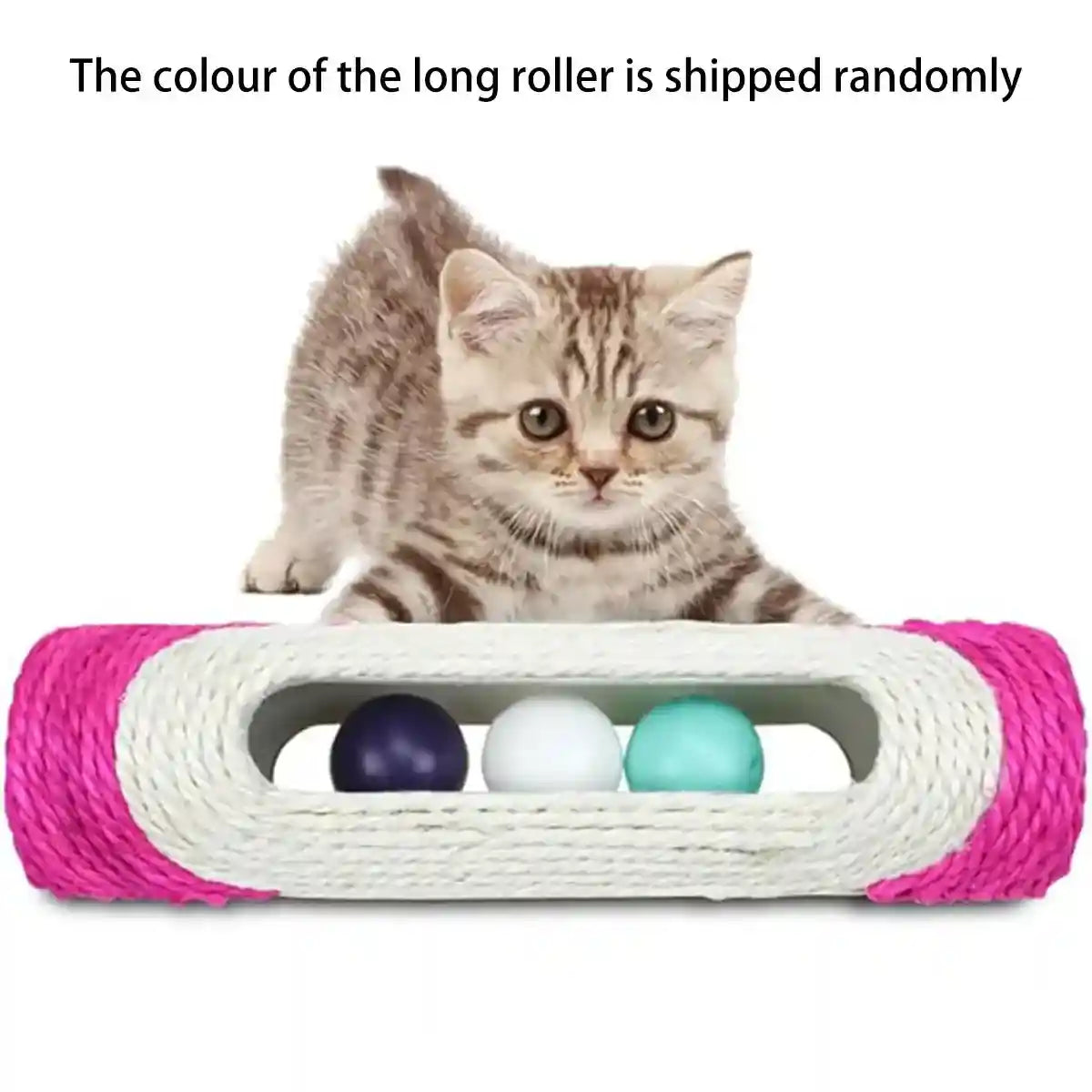 3PCS Interactive Chew & Scratch Toys with Cat Play Set for Indoor Fun