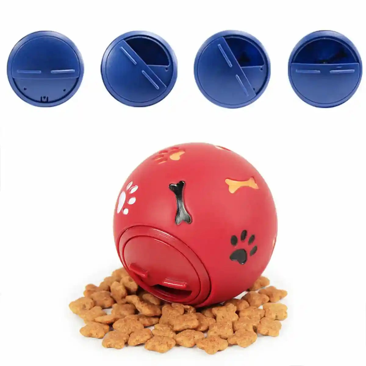 Interactive Dog Treat Ball Toy for Mental Stimulation and Snack Dispensing