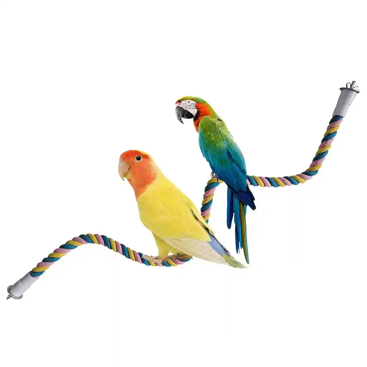 U-Shaped Parrot Climbing Rope Perch Flexible Bird Cage Toy