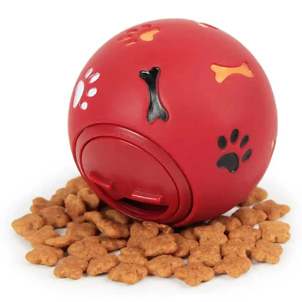 Interactive Dog Treat Ball Toy for Mental Stimulation and Snack Dispensing