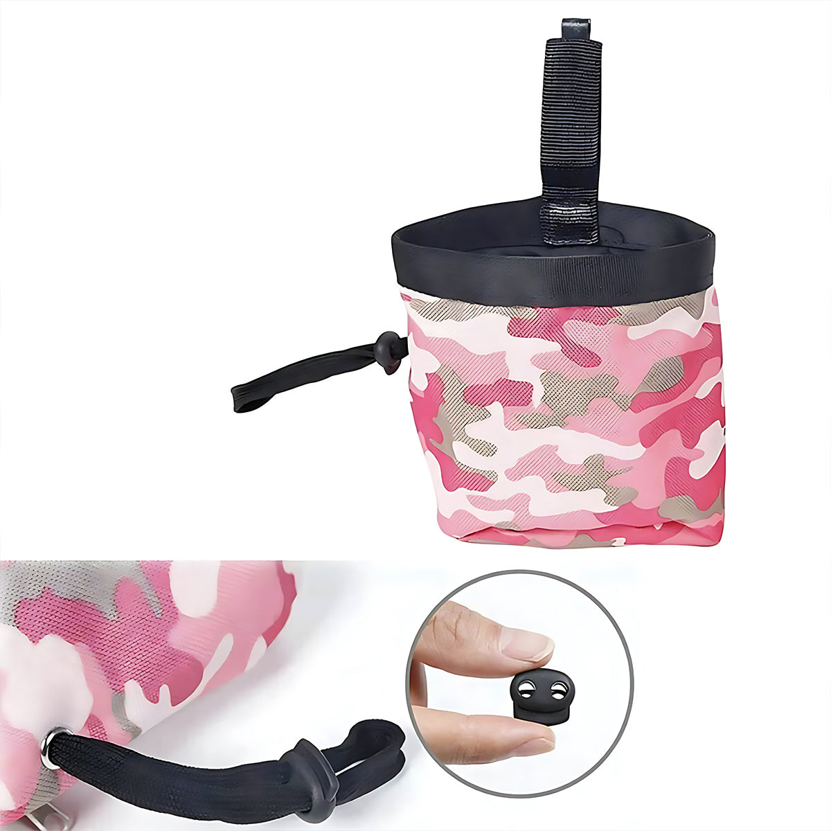 Dog Training Pouch With 2 In 1 Whistle Clicker