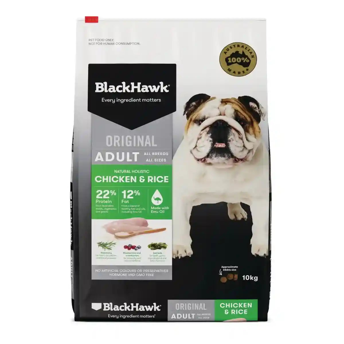 Black Hawk Dog Food Chicken & Rice 3kg/10kg Adult Premium Dry Dog Food