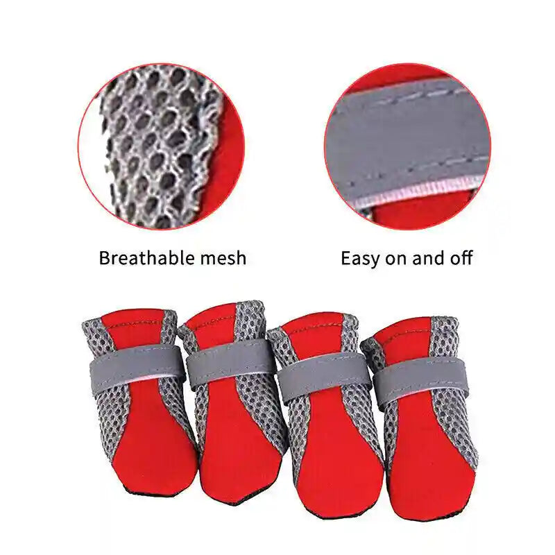 All-Terrain Waterproof Dog Shoes for Small Pets Anti Slip Pet Boots