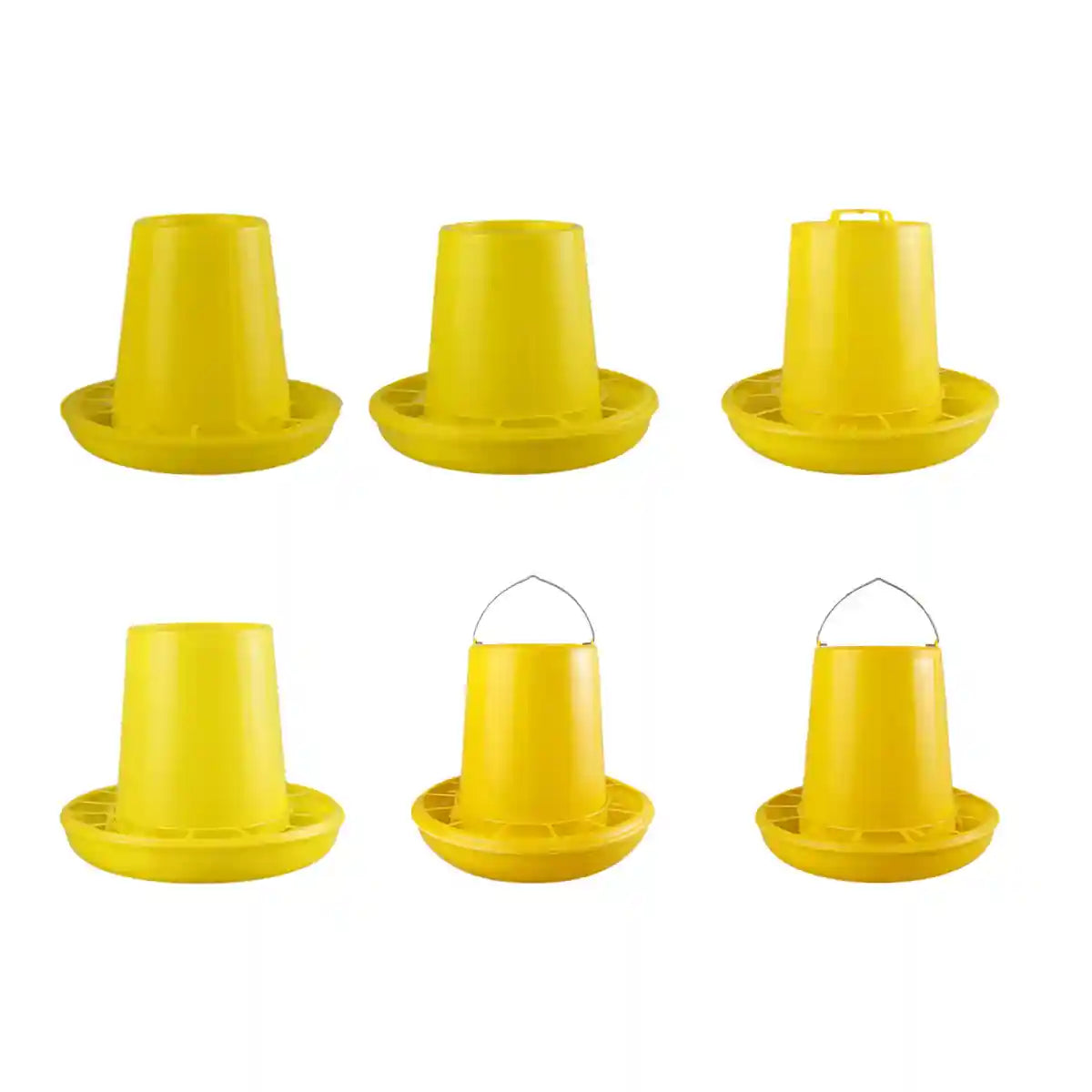 Durable Poultry Feeder Chicken & Hen Feed Dispenser (1.5L–10L)