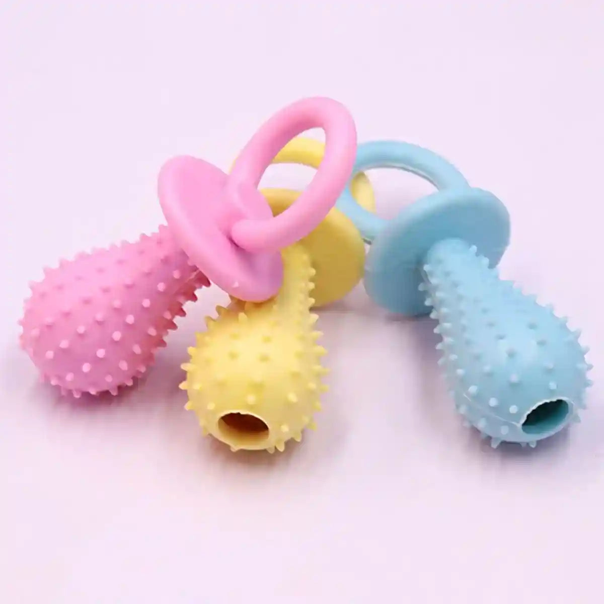 Pacifier Tug Rope Set with Dog Chew Toy for Puppies and Small Dogs