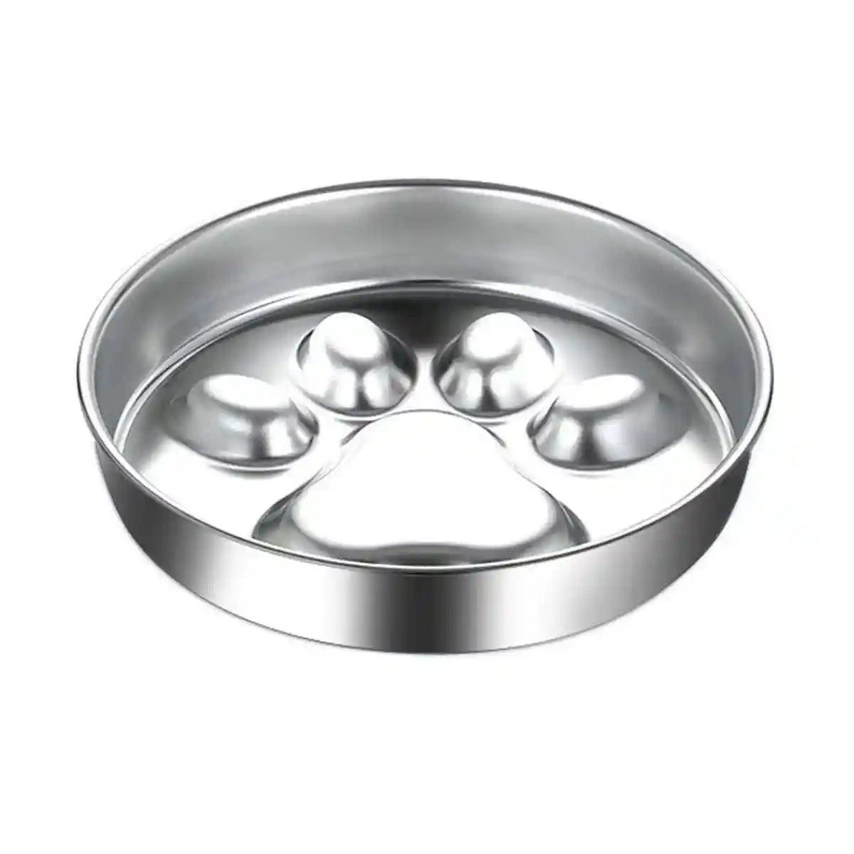 Durable Stainless Steel Slow Feeder Dog Bowl Anti-Bloat & Healthy Eating