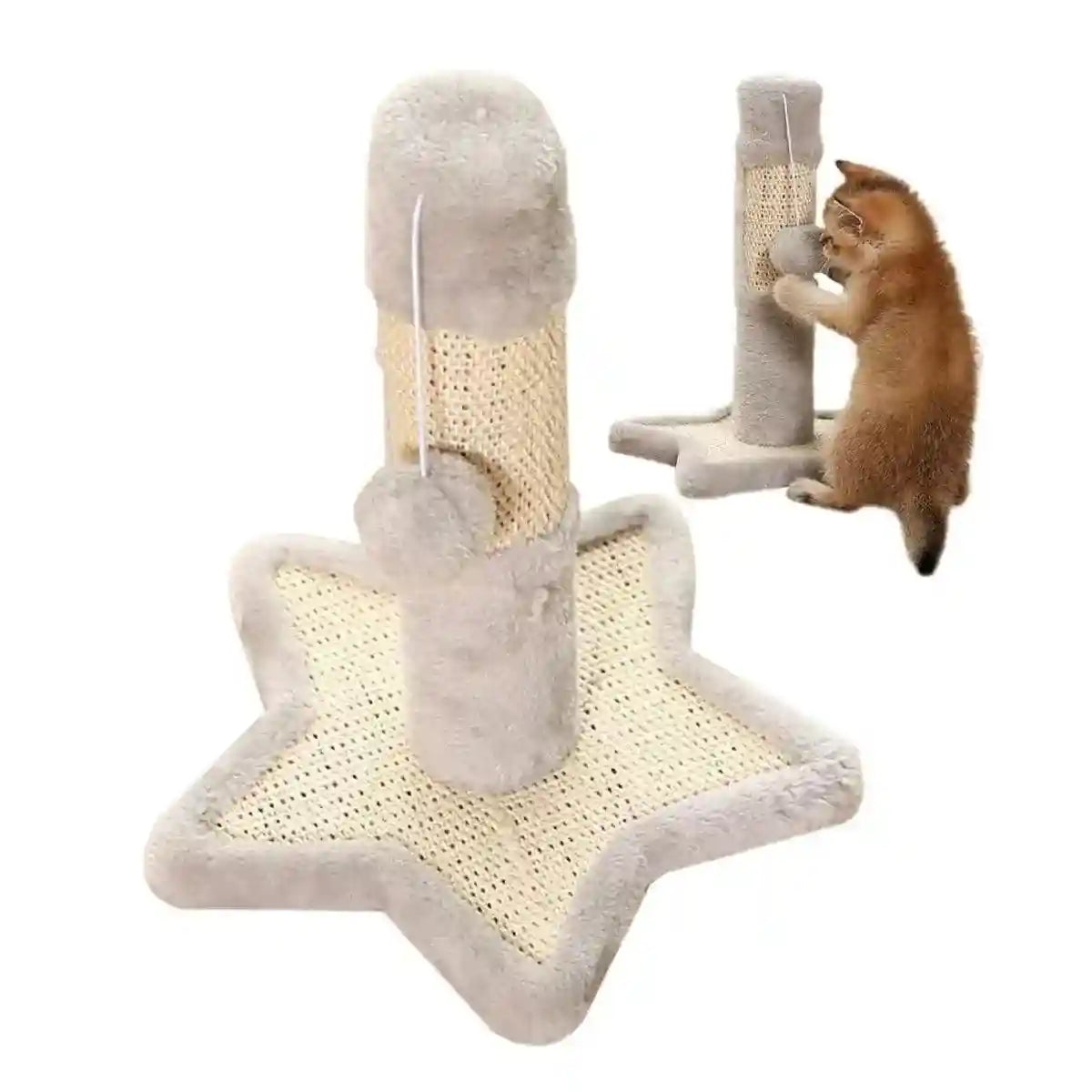 Heart & Star Cat Scratching Post