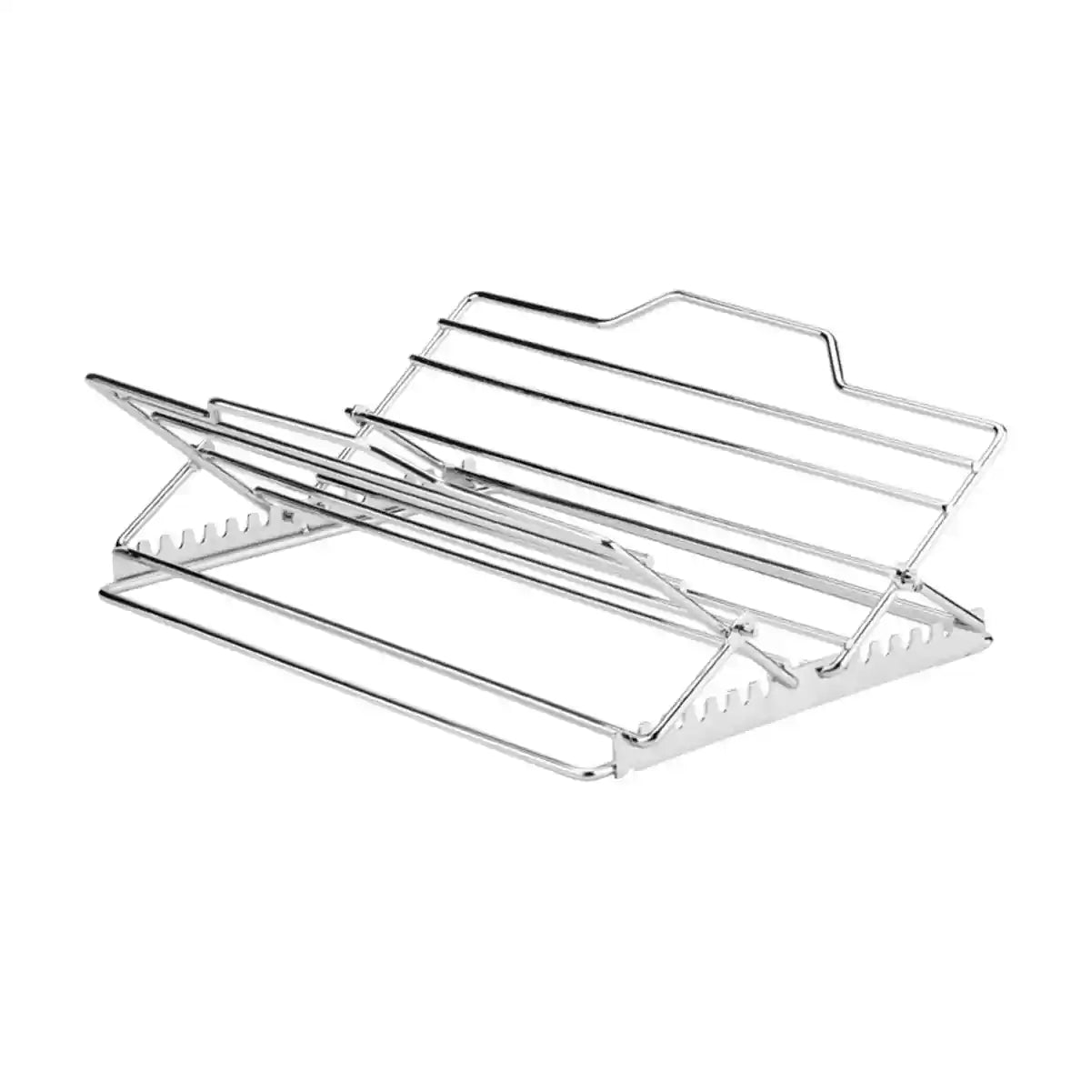 Adjustable Stainless Steel Roast Rack Foldable BBQ Holder