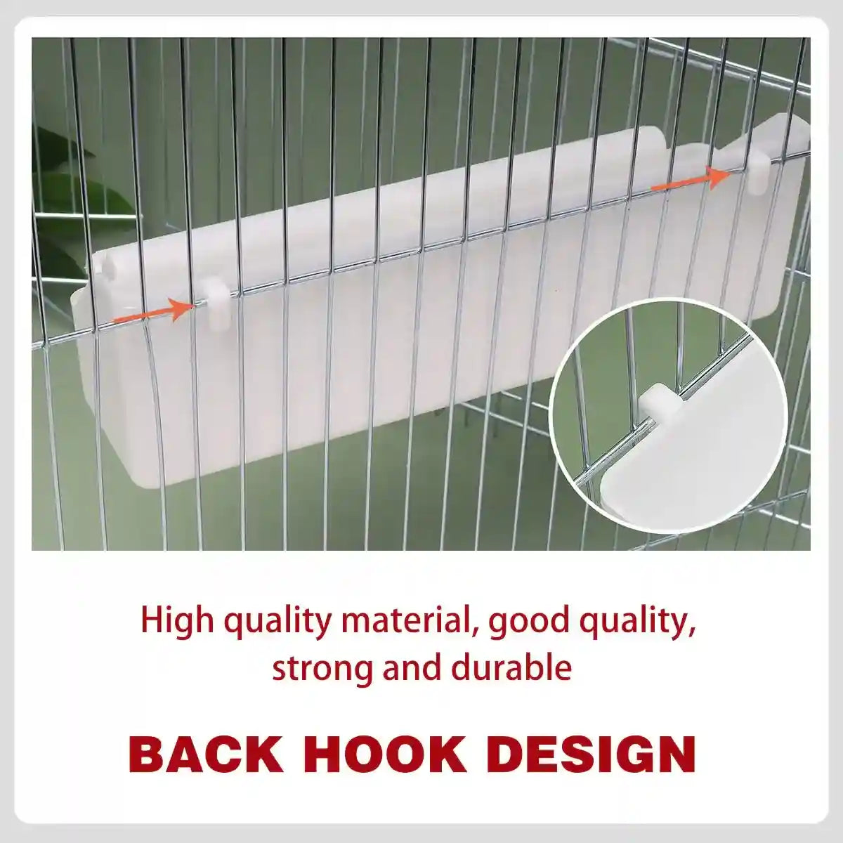 Large Hanging Bird Feeder And Water Bowl Set For Small Birds