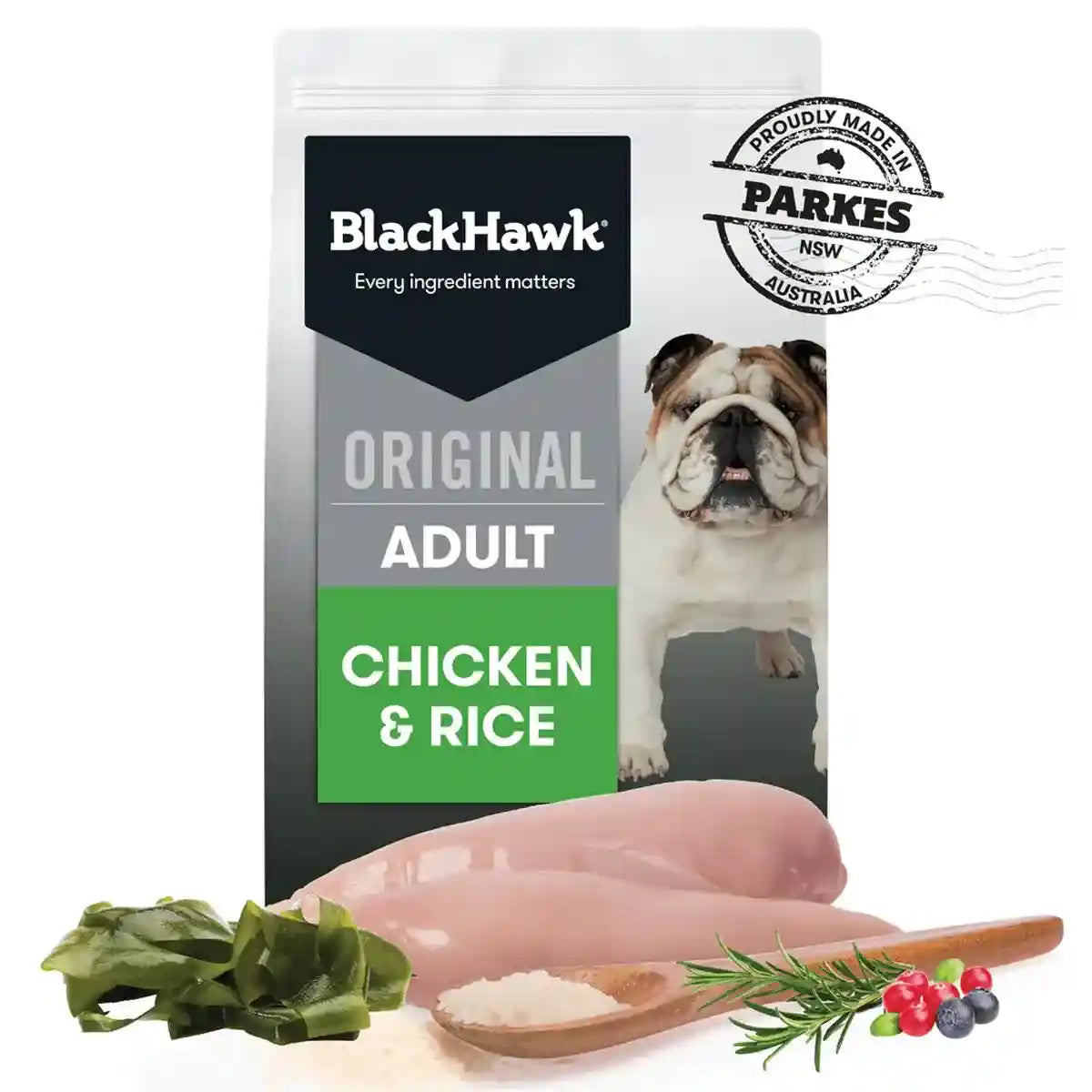 Black Hawk Dog Food Chicken & Rice 3kg/10kg Adult Premium Dry Dog Food