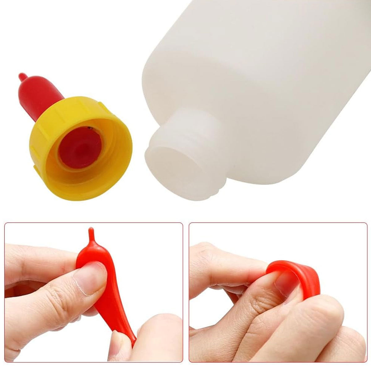 20PCS 400ml Animal Feeding Bottle Set with Silicone Teat
