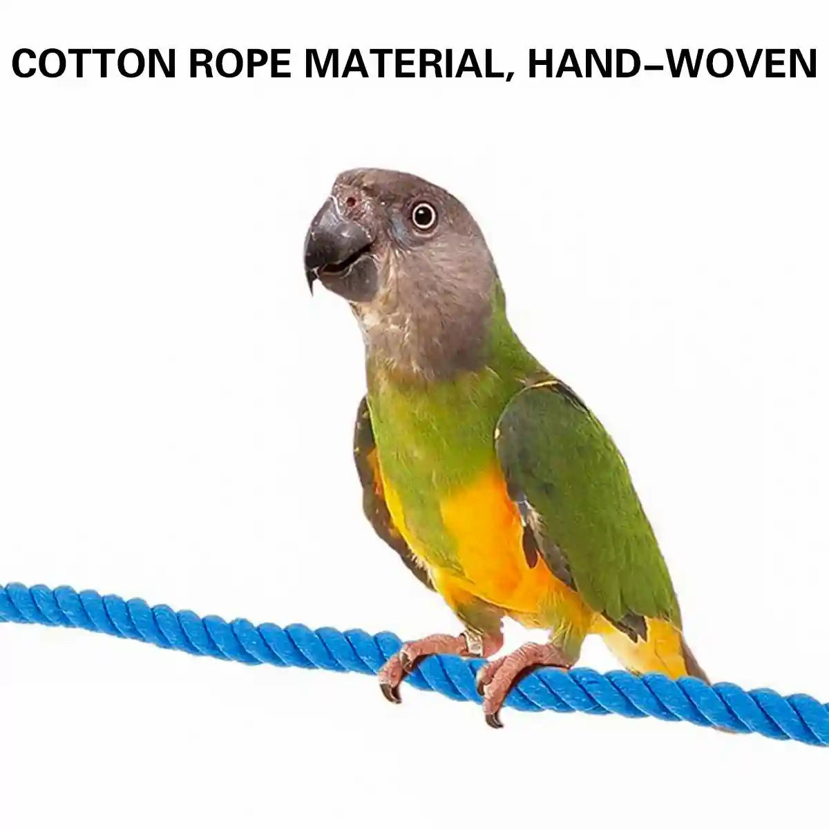 Flexible Bird Rope Perch for Parrots & Pet Birds 55–100cm Options