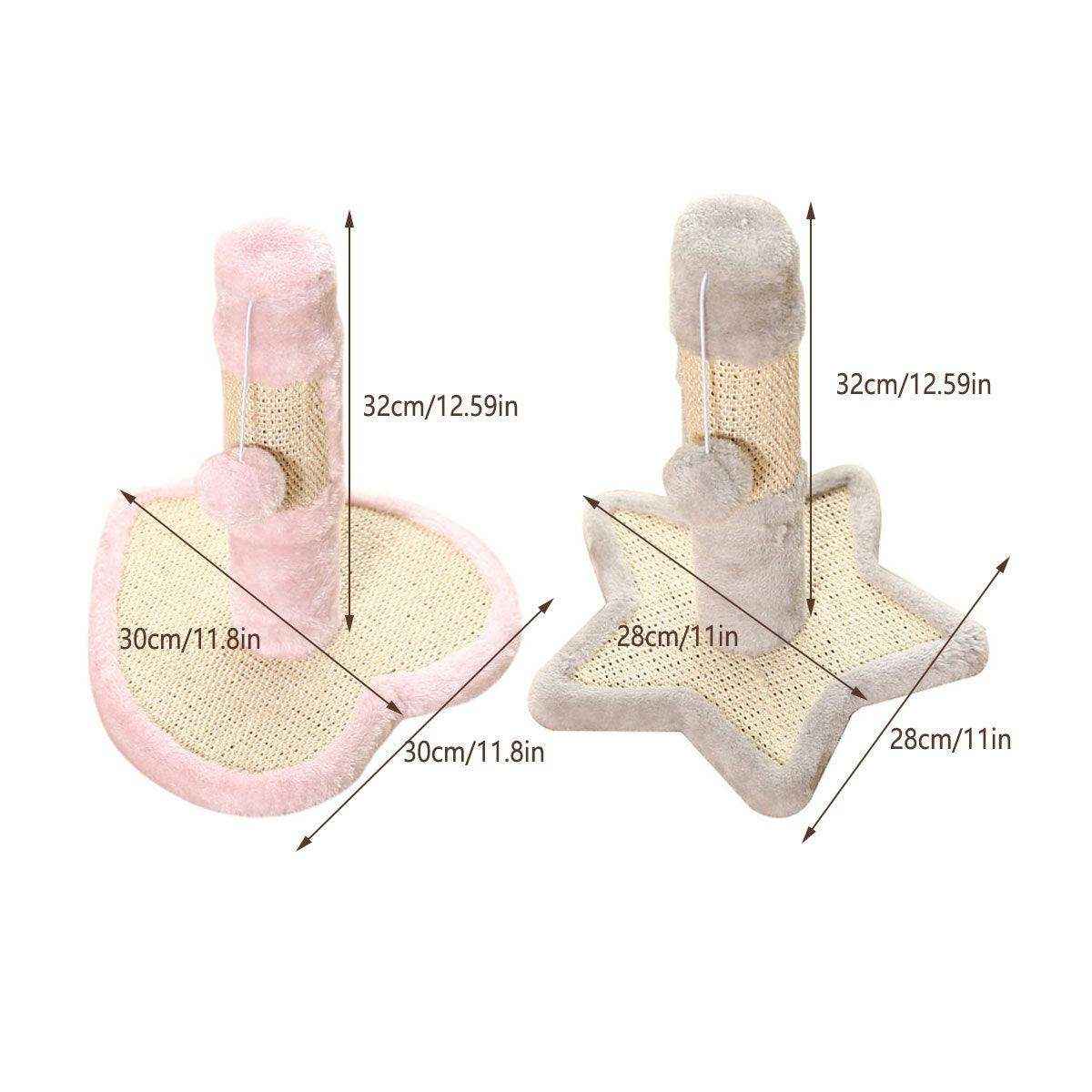 Heart & Star Cat Scratching Post