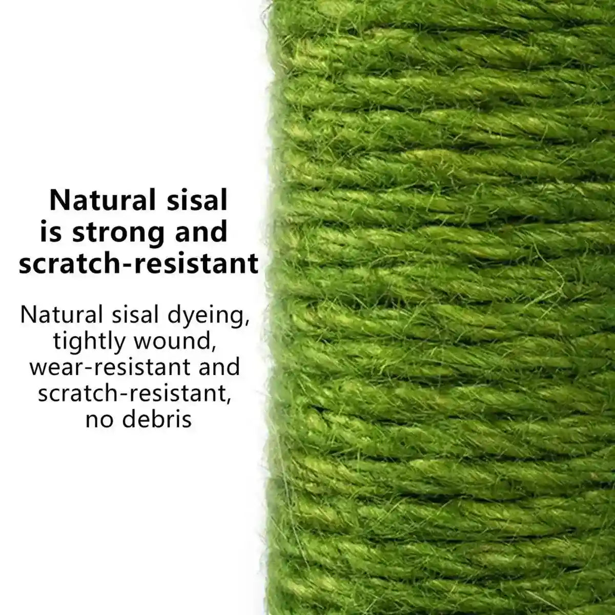 Cactus Cat Scratching Post with Sisal and Corduroy Fabric