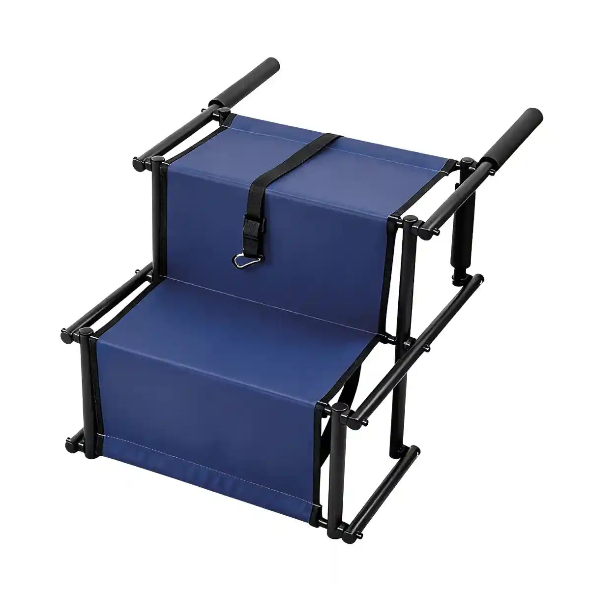 Foldable Pet Stairs for Small Dogs & Cat Non-Slip Steps with Safety Clip