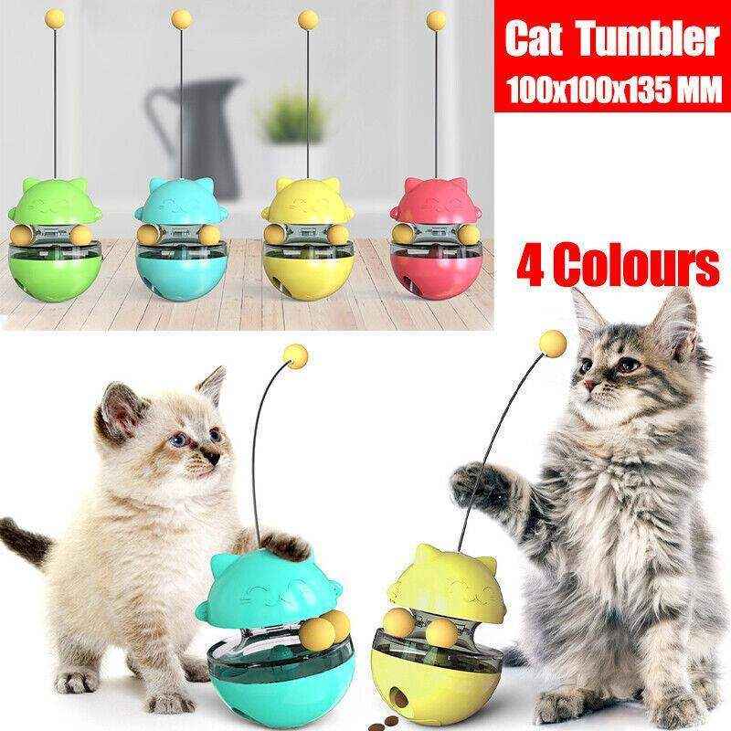 Interactive Cat Treat Ball for Self-Play and Slow Feeding