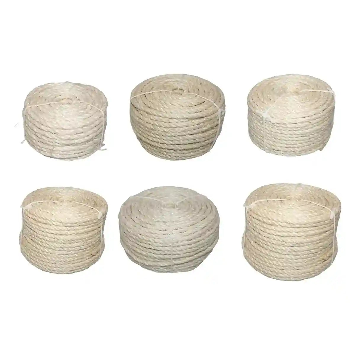 Natural Sisal Hemp Rope for Cat Scratching Crafts & Garden DIY