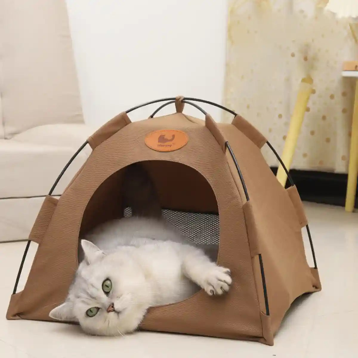 Foldable Cat Bed Tent Portable Pet Shelter