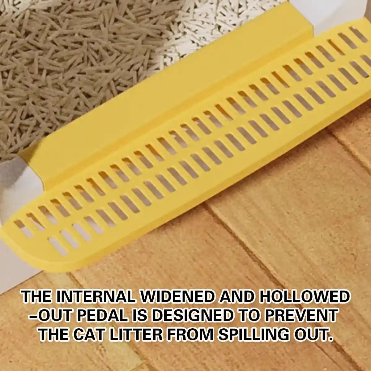 Spacious Enclosed Cat Litter Box With Dual Entry & Scoop