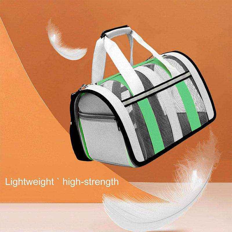 Spacious Travel Bag with Mesh Ventilation Ideal Pet Carriers for Cats