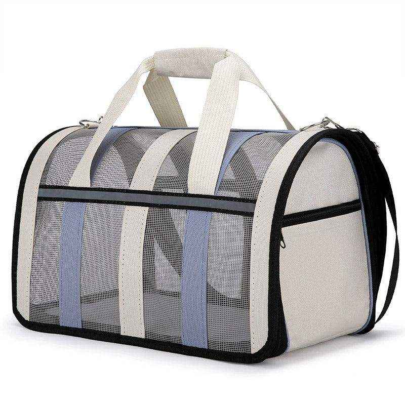 Spacious Travel Bag with Mesh Ventilation Ideal Pet Carriers for Cats