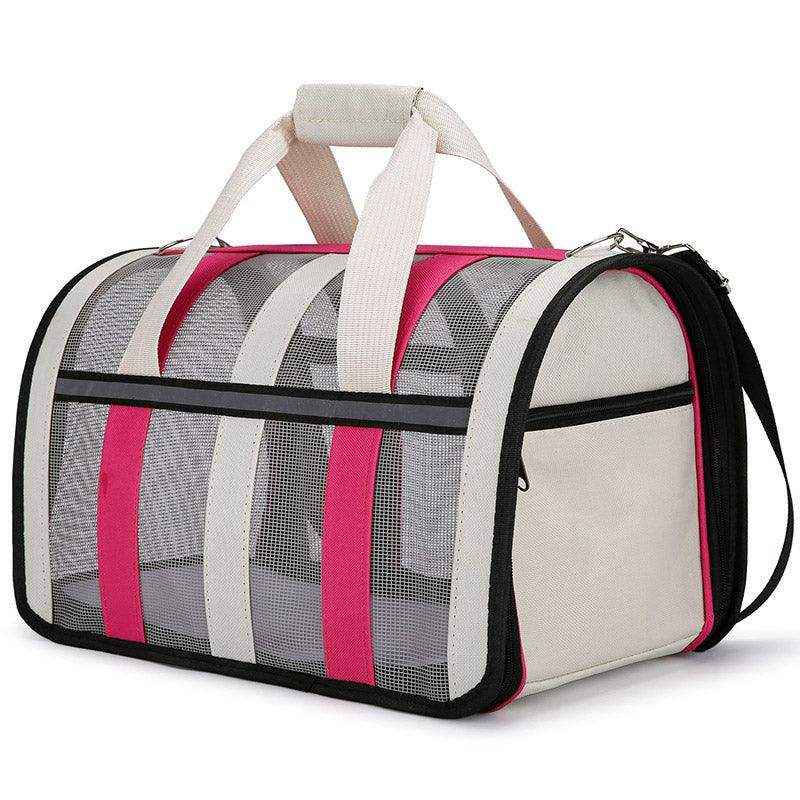 Spacious Travel Bag with Mesh Ventilation Ideal Pet Carriers for Cats