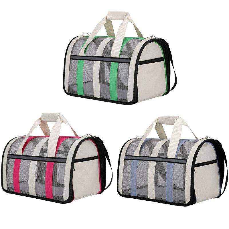 Spacious Travel Bag with Mesh Ventilation Ideal Pet Carriers for Cats