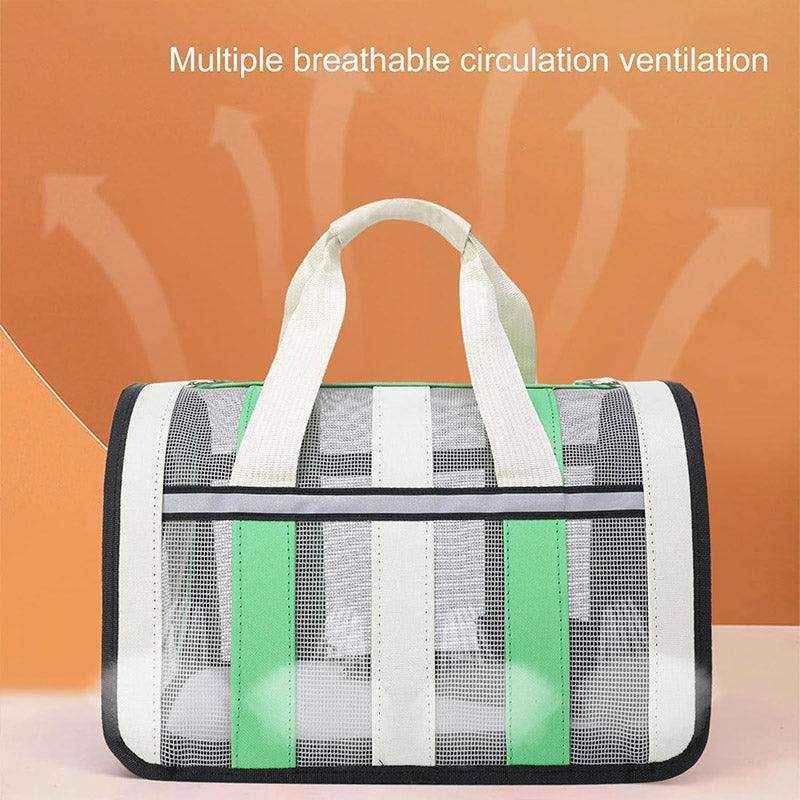 Spacious Travel Bag with Mesh Ventilation Ideal Pet Carriers for Cats