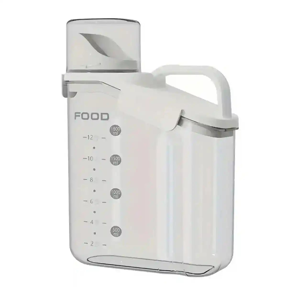 Airtight Grain Storage Jar Food Storage Container with Measuring Cup