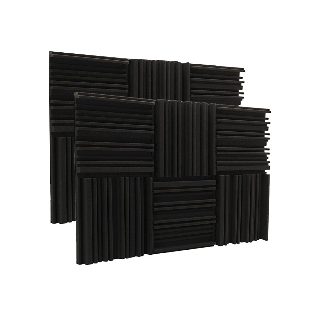 Acoustic Foam Panels 30×30×5cm Sound Absorbing (10 Pack)