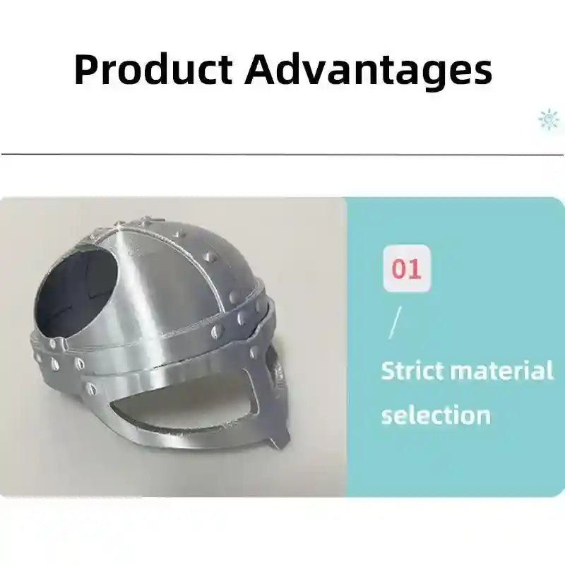 Viking Cat Helmet 3D Printed Pet Armor for Cosplay & Photos