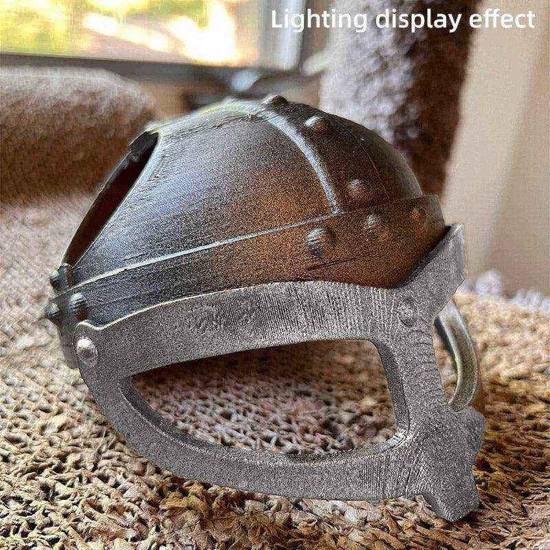 Viking Cat Helmet 3D Printed Pet Armor for Cosplay & Photos