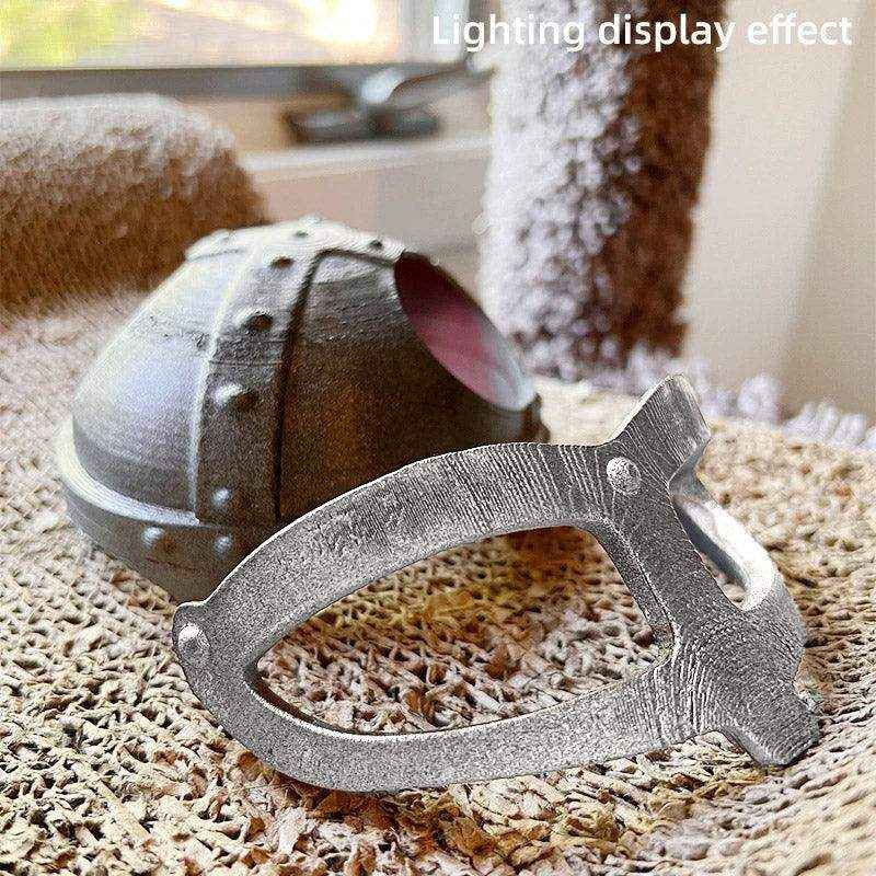 Viking Cat Helmet 3D Printed Pet Armor for Cosplay & Photos